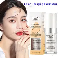 Foundation Color Changing Makeup Base Nude Face Full Cover Matte Concealer Long Lasting Make Up Liquid Foundation Cream 30ml 1