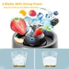 Mini Portable Blender Electric Fruit Juicer Smoothie Orange Fresh Juice Blender Multifunction Rechargeable Portable Juicer Mixer 3