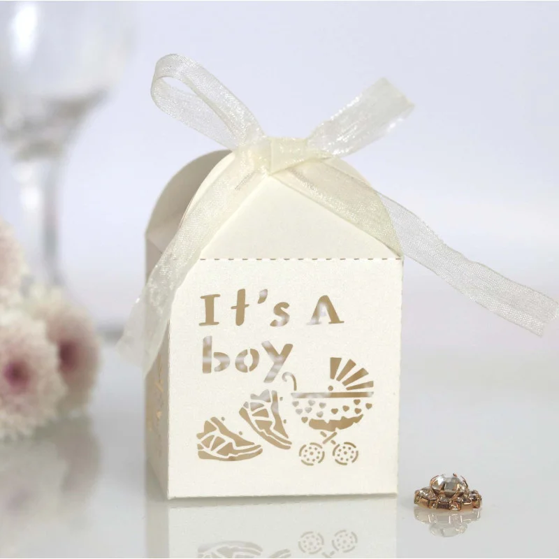 

Containing Dragees Box Gift Candy Boxes Birthday Boy Baby Shower Baptism Newborn Christening Sugared Almonds Container For Guest