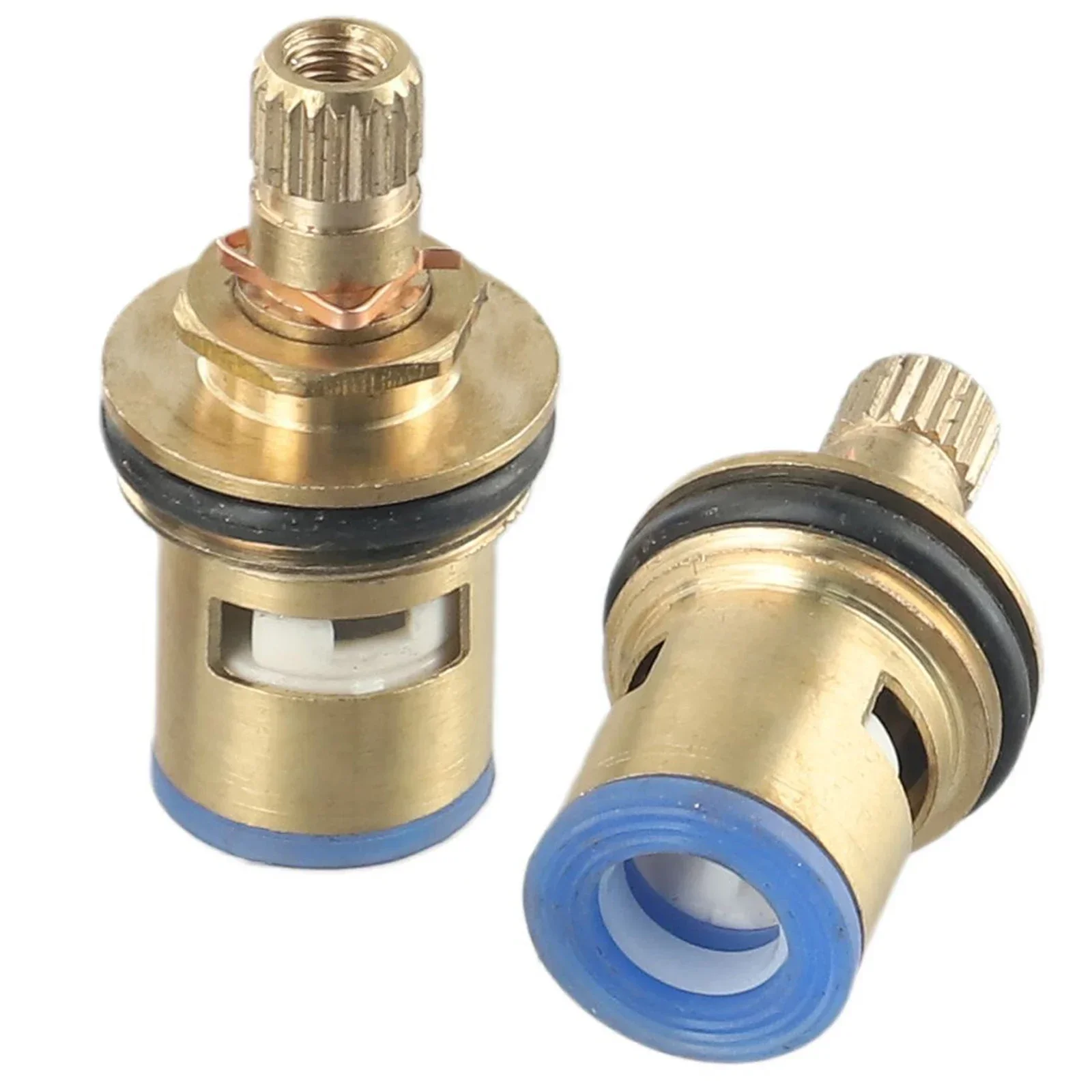 Screws Tap Handle Copper Valve Kitchen/bathroom Products 1/2 Inches Eplacement Heads Thread Basin Sink Washer 2pcs