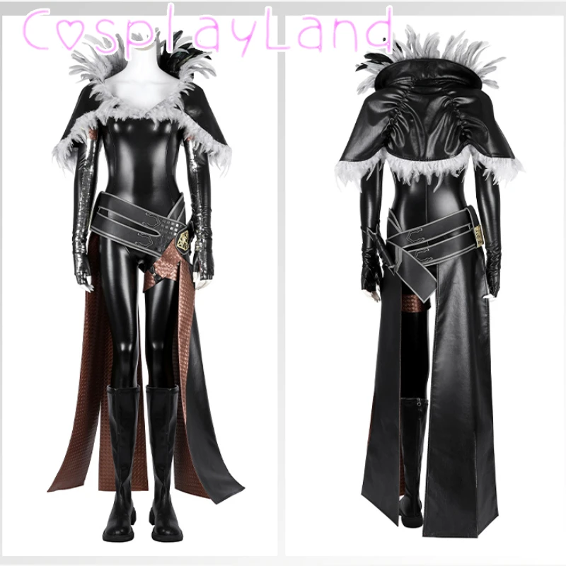 Ff16 Benedikta Harman Costume Cosplay Halloween Carnival Donne Adulte Sexy Tuta Nera Con Accessori Comic Con Roleplay