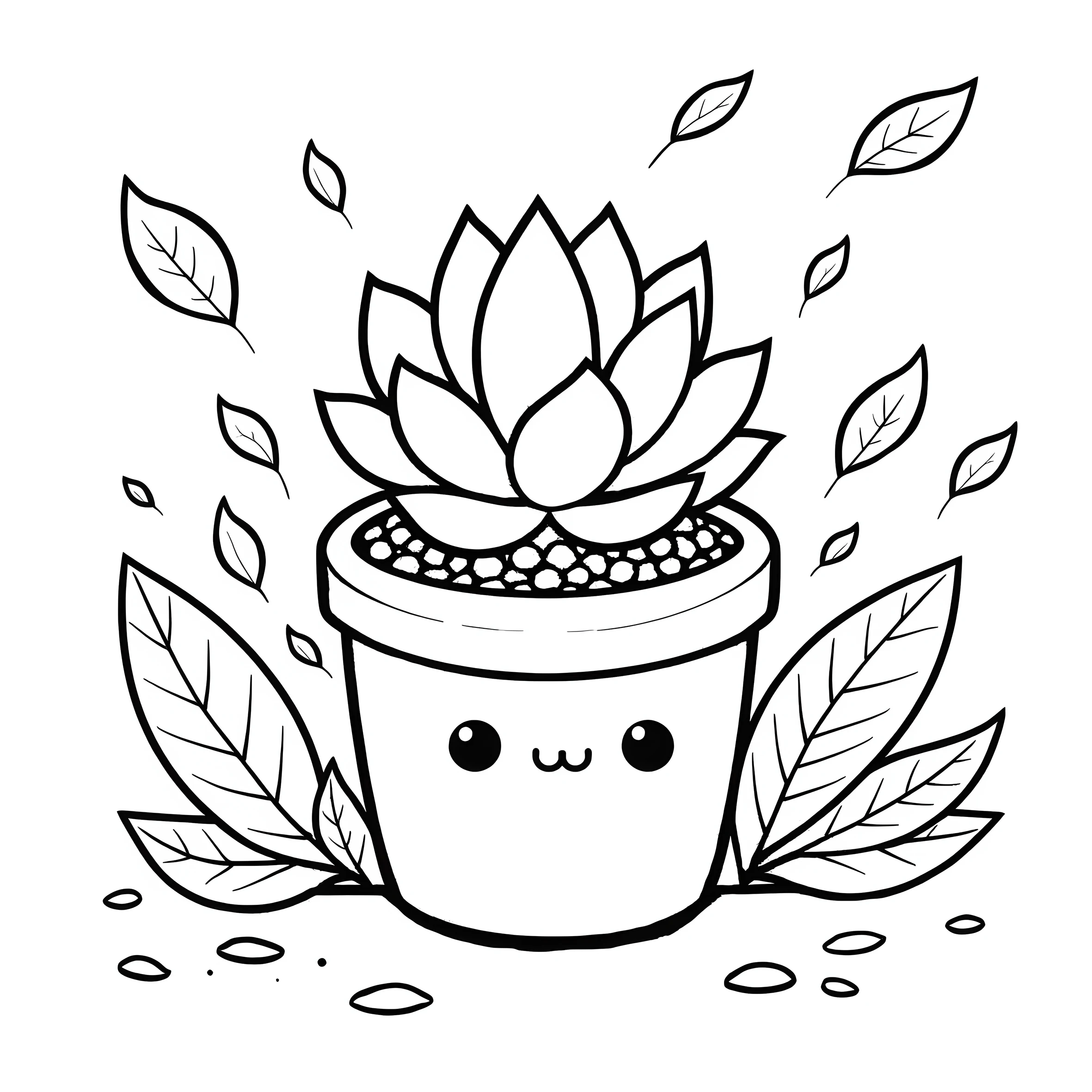 FLOWER & PLANT Bold-easy Patterns Coloring Book for Adults Cute Drawing Book Perfect Gift for Party and Birthday 4