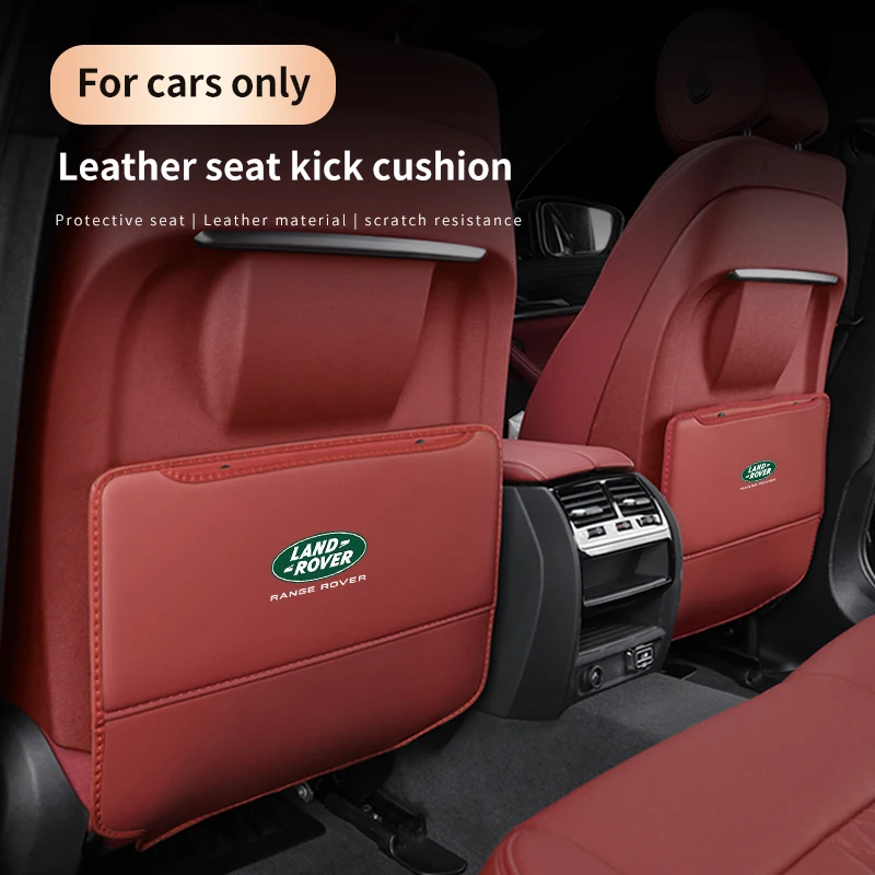 Land Rover Range Rover Defender Discovery 4 Evoque Velar Freelander car seat back protector anti-kick pad rear seat storage bag