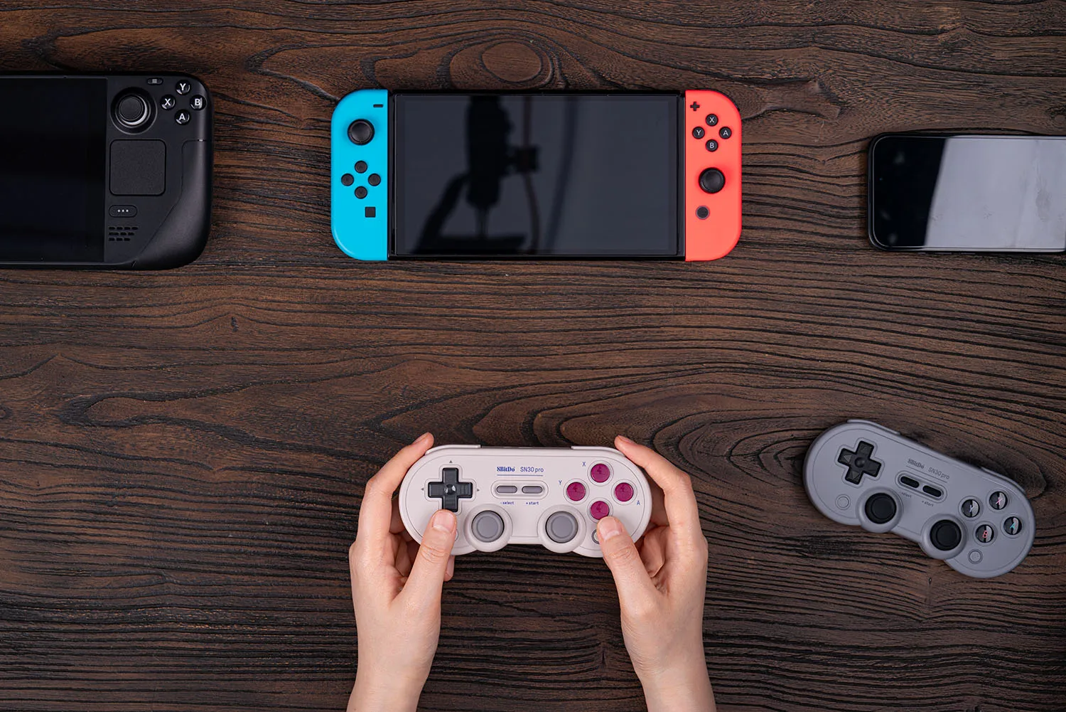 8Bitdo SF30 Pro GamePad 　無線　Bluetooth接続 8Bitdo SF30 Pro Controller Gamepad for PC, Mac, Android, NSW