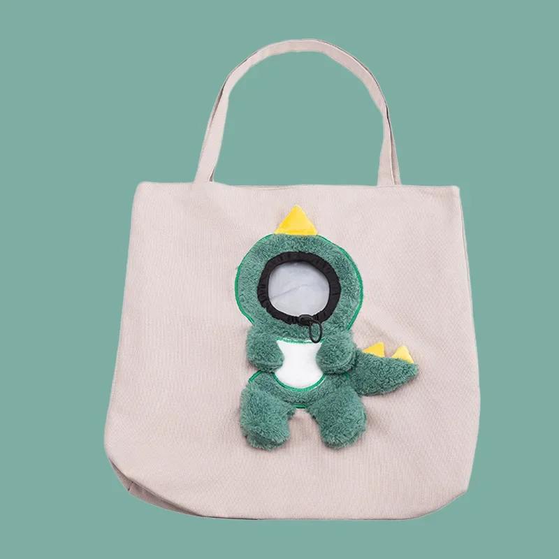 Summer Pet Shoulder Bag Bee Animal Shape Exposed Pet Storage Bag Outdoor Travel Shopping Small Dog and Cat Handbag