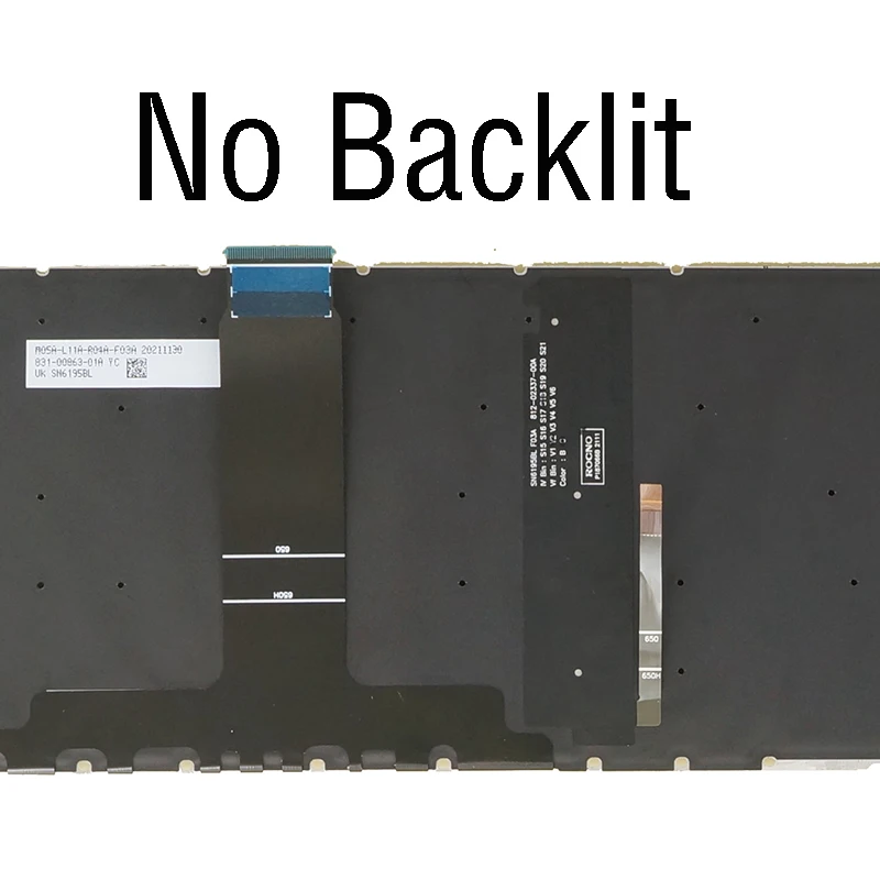 Teclado para hp Probook 450 g9 455 g9 450 g8 455 g8 450 G10 455 g8 455 g8 450 G10 455 G10 650 g8 Checo Checo Suíço Sueco Sueco Dinamarquês - Imagem 3