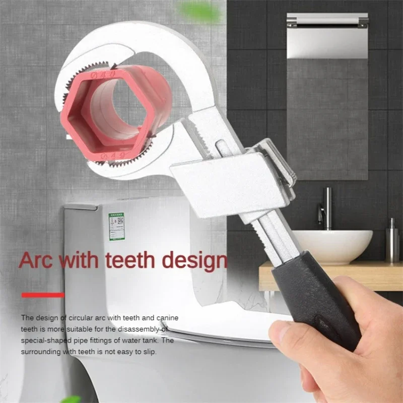 Kit Bathroom Hardwares Tool Sink Bathrooms Accessories Sewer Open Large Spanner Hand Tools Mechanical Workshop Set Adjustable