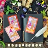 Melody Kuromi Cinnamoroll Cards Tarot Divination Star sign Hello Kitty Sanrio Melody 78 Cards Board Game Deck Oracle Card Party 2