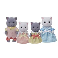 Sylvanian Families Persian Cat Family 4pcs Set Animal Toys Dolls Girl Gift New in Box 5455 1