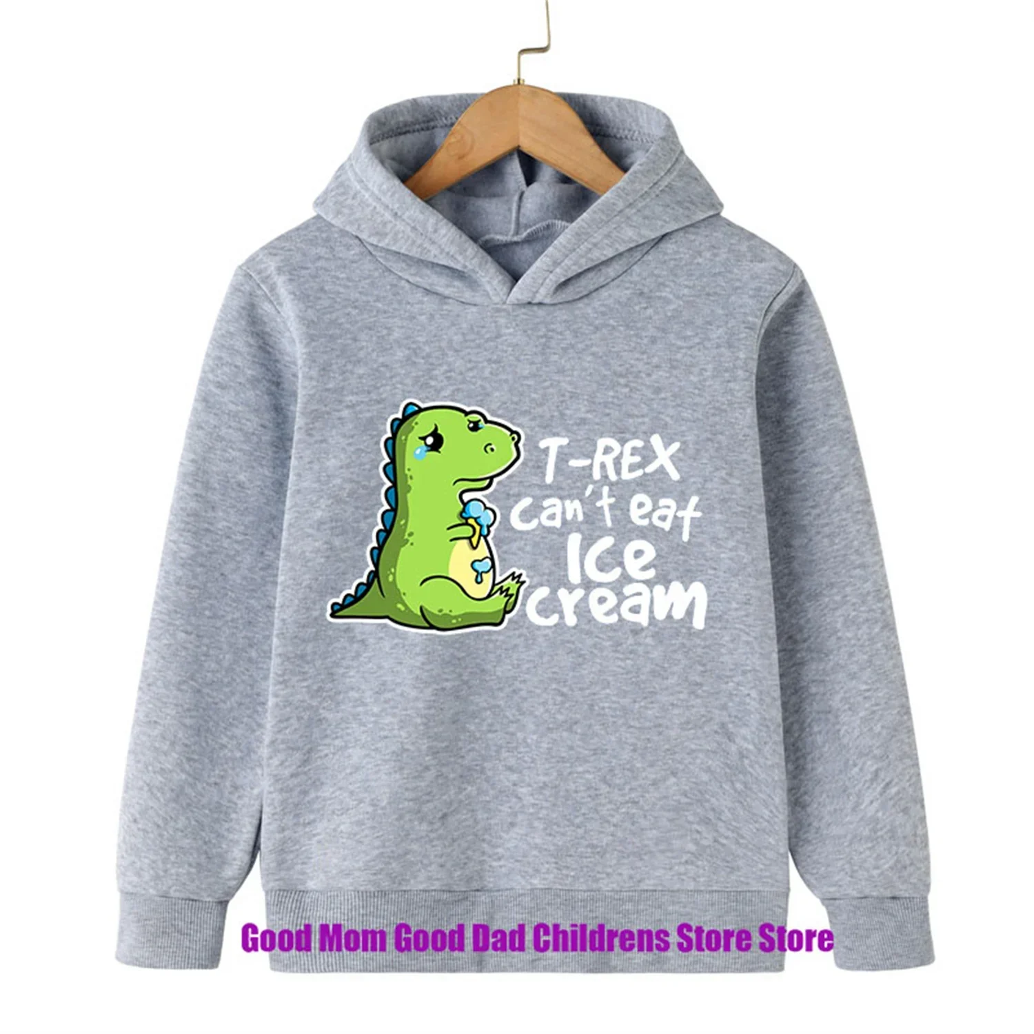 어린이 공룡 애니메이션 후드티, 운동복 패션, 캐주얼 소년 소녀, 탑 프린트 패션, 2024 부활절 선물