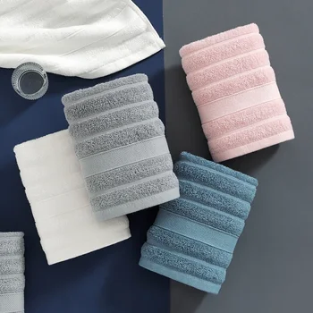 4pcs Useful Towel Square Face Towel Strong Water Absorption Kids Children Small Pure Cotton Towel Wipe Hands 35*35cm 2