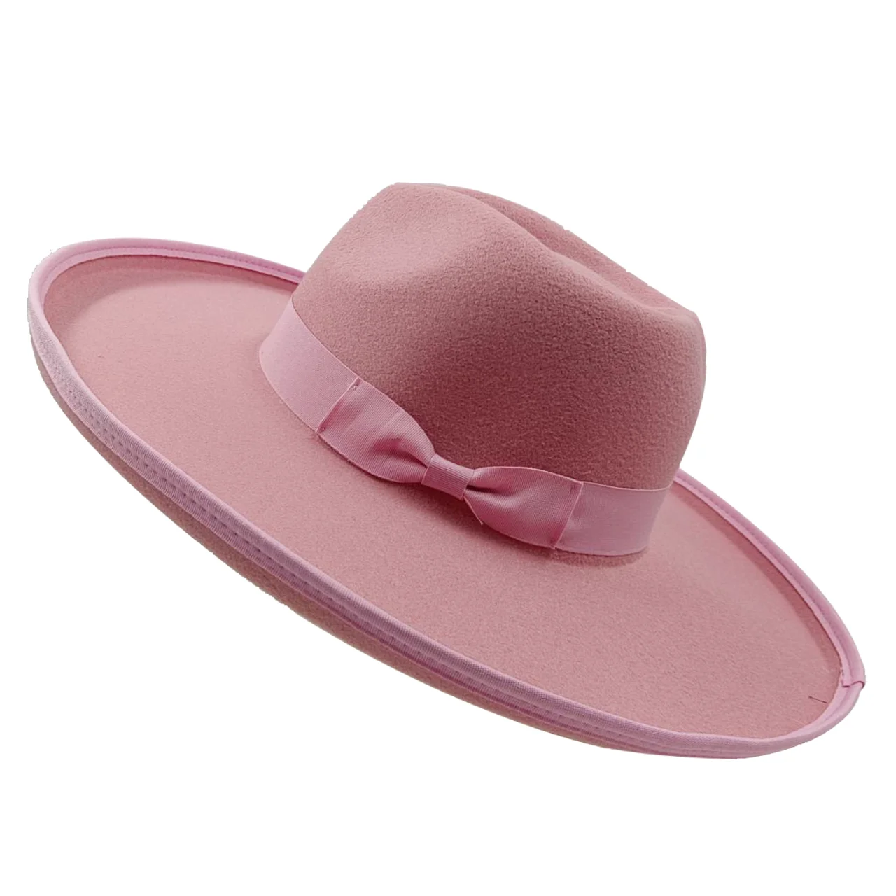 10cm Liebes hut Fedora neue Rose rot Großhandel Fedora erhöhte Krempe monochrom neue Jazz Hut Winter breite Krempe Hut Sombrero Mujer – Detail 14