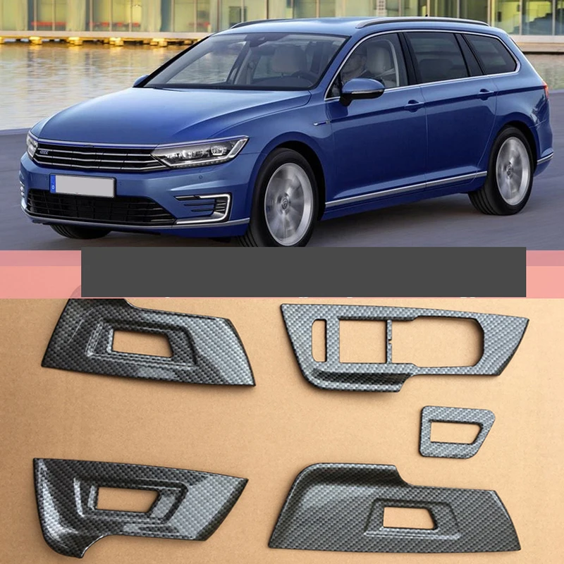 PU leder Auto Armlehne Box Abdeckung Auto Zubehör Für VW Volkswagen Passat  B8 Limousine Variante Alltrack 2017 2018 - AliExpress