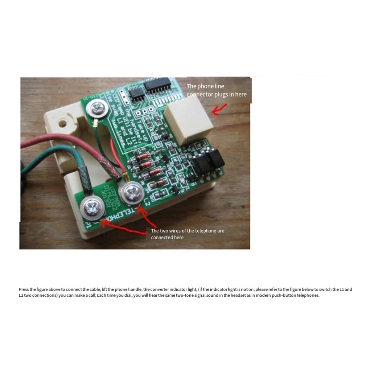 펄스-듀얼 톤 변환기 다이얼 전화 다중 주파수 사운드 DMF 변환기 기존 전화 펄스 신호JAS