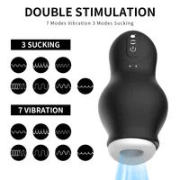 Schlucken Automatische Männlichen Masturbator Tasse Leistungsstarke Saugen Vibrierende Penis Stimulation Oral Sex Spielzeug für Männer Masturbation Waren 2