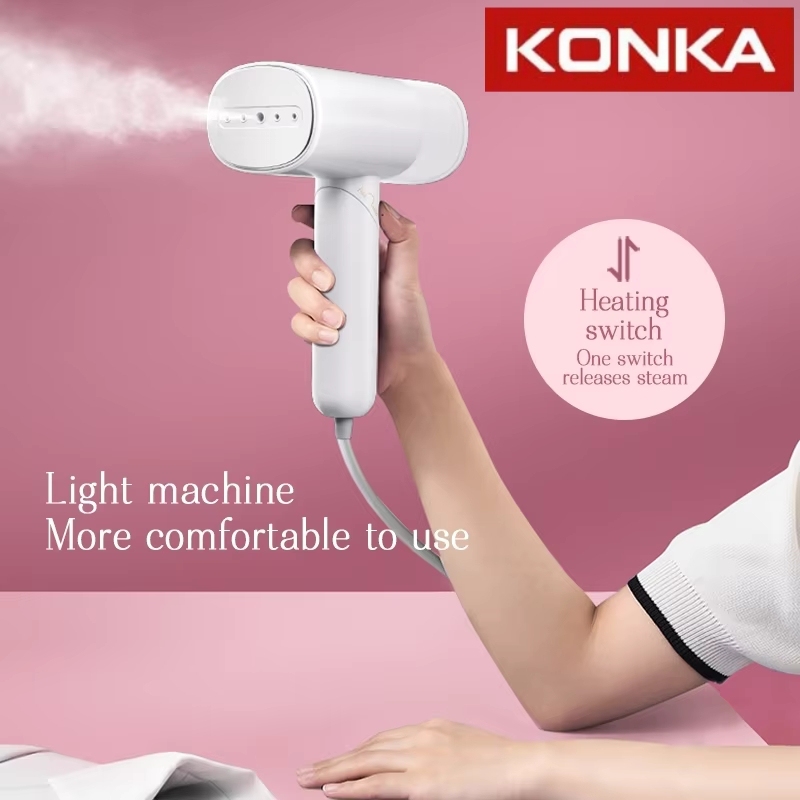 KONKA LCGT-1003 Handheld Steamer: Compact, Fast Heating, Dual Voltage. Perfect for Wrinkle-Free Clothes at Home  LCGT-1003