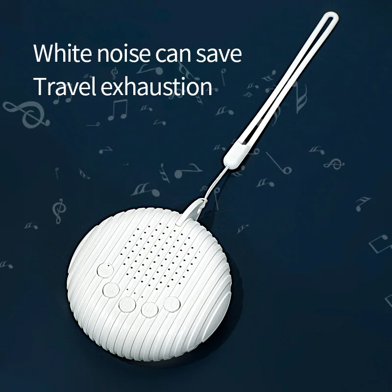 White Noise Sound Machine Portable Baby Sleep Machine 10 Soothing Sounds Volume Adjustable Built-in Rechargeable Battery USB_voghion.com