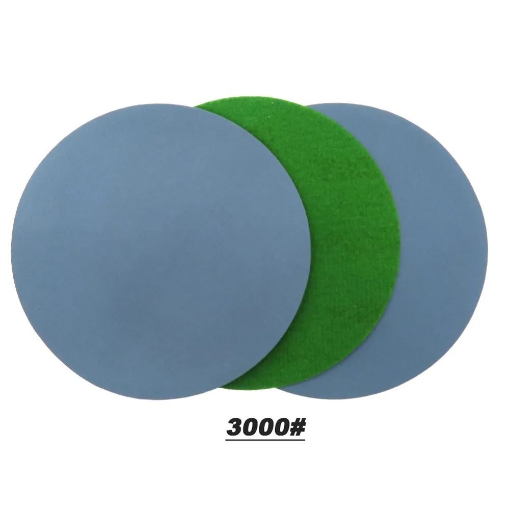 

25Pcs 3inch/75mm 1000/2000/3000/4000/5000Grit Water Dry Sanding Discs Sandpaper For Sanding Polishing And Grinding