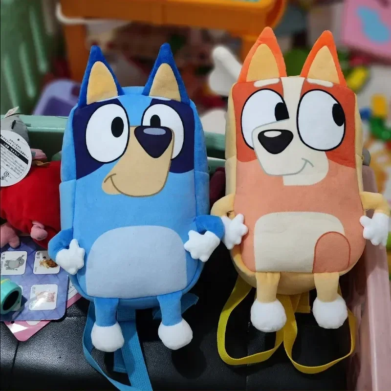 Figura de Bingo Bluey de 4 a 12 piezas para niños, juguete de la familia,  Bandit Chilli, figura de acción de PVC de dibujos animados, modelo  coleccionable, regalo de cumpleaños y Navidad