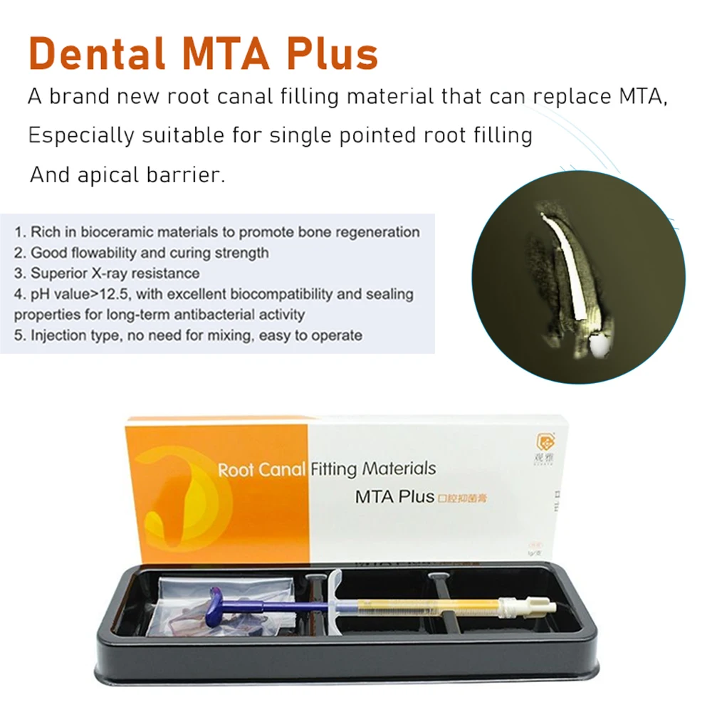 MTADentalMaterialRootCanalFillingFitting1gSyingeEndodontic