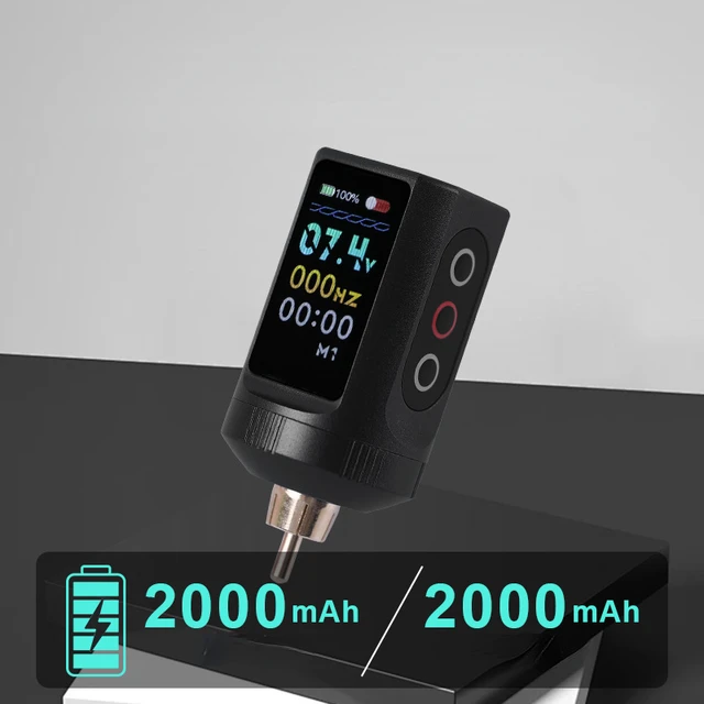 ワイヤレス電源タトゥーマシン,ポータブル,モバイル,ミニカラー
