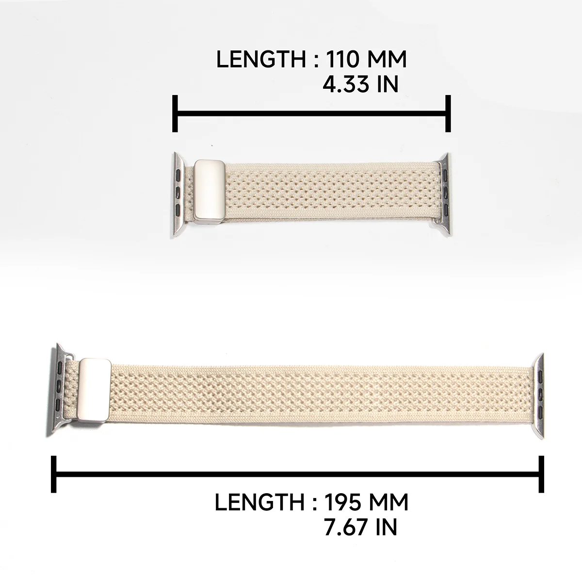 Braided Loop Nylon Strap for Smartwatch - Durable and Stylish Replacement Bracelet Band