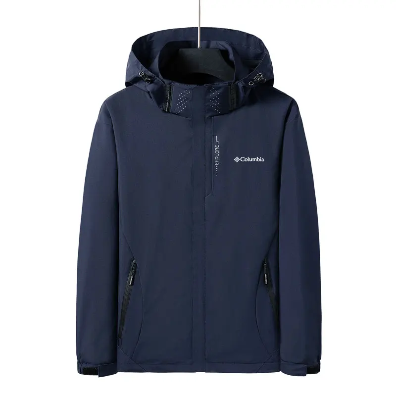 Veste coupe-vent avec Logo de marque haut de gamme pour hommes, manteau d'alpinisme de sport décontracté et ample pour l'extérieur, printemps et automne 1 Veste coupe-vent avec Logo de marque haut de gamme pour hommes, manteau d'alpinisme de sport décontracté et ample pour l'extérieur, printemps et automne 1