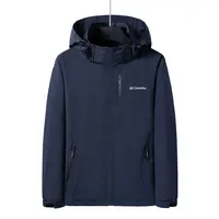Veste coupe-vent avec Logo de marque haut de gamme pour hommes, manteau d'alpinisme de sport décontracté et ample pour l'extérieur, printemps et automne 1