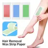 10PCS Professional Hair Removal Wax Strips For Summer Depilation Double Sided Non Woven Depilatory Paper For Leg Body Face X6J3 2