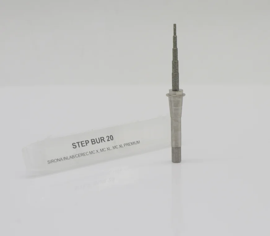 Sirona Cad Cam-Maschine, kompakte Mühleneinheiten, Cerec 3, Zahnfräswerkzeuge, zylinderförmige Kegel-Stufenbohrer für Dentallabor – Detail 7