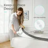 Queen Memory Foam Mattres Topper 3 Inches,Cooling Gel Mattress Topper,Foam Mattress Topper with Ventilated Design,Washable Cover 4