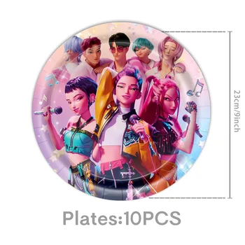 Kpop Demon Hunters Birthday Party Decorations 3