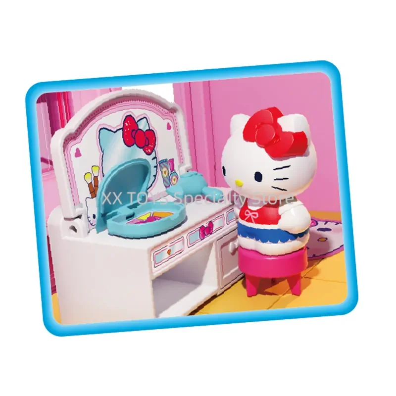Hello Kitty Deluxe Villa Playset Simulation Furniture Accessories