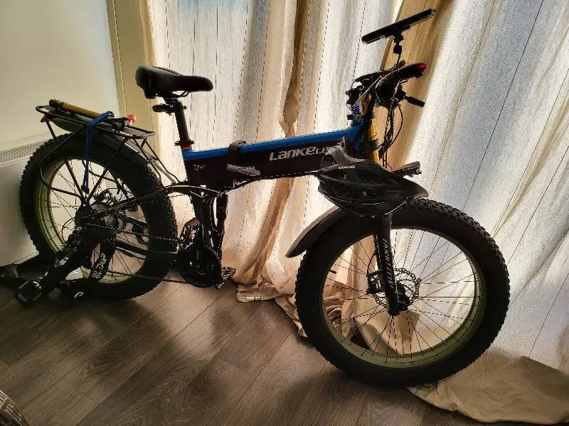 LANKELEISI XT750 PLUS 1000W Ebike Folding 27 Speed 48V 17.5Ah photo review