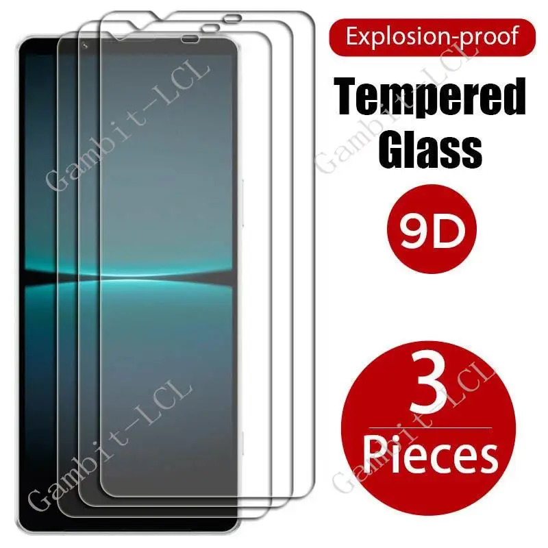 

3PCS Tempered Glass For Sony Xperia 1 V Xperia1V Xperia1 1V IV III II 1II 1III 1IV Xperia1IV 6.5" Screen Protector Cover Film