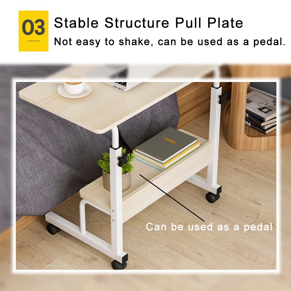 طاولة جانبية للكمبيوتر المحمول بارتفاع 80 × 40 سم...