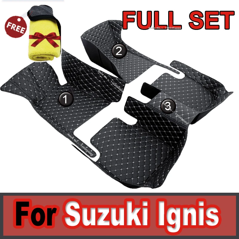 

Автомобильные коврики для Suzuki Ignis 2022 2021 2020 2019 2018 2017 коврики пользовательские аксессуары для стайлинга крышка интерьера Запасная часть