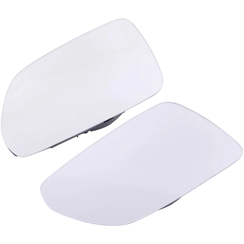 

2Pcs Car Heated Rear View Mirror Glass Left & Right Door Side Wing Lens For-Polo 2005-2010 1Z1857521F Car Styling