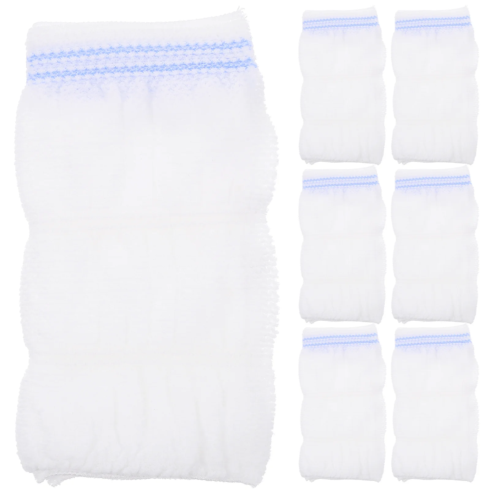 

10Pc Adult Open-crotch Pants Paralysis Bed Nursing Pants Incontinent Diapers (White)
