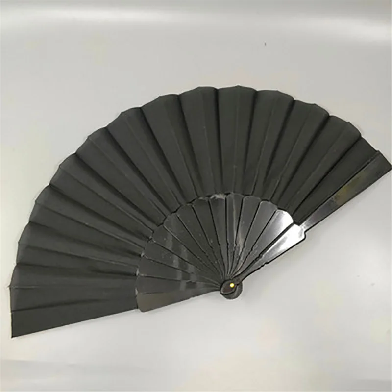 Blank Folding Fan for Women, Chinese Style Craft, Plastic Hanfu Accessories, Foldable Lady, Photography Props, Home Ornaments, 1