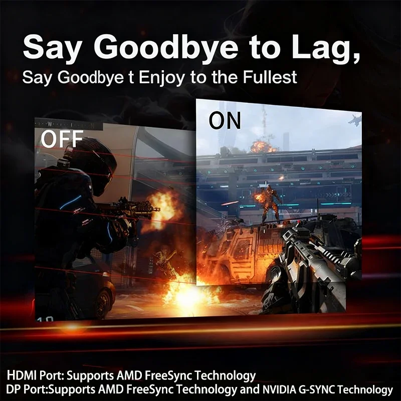 شاشة ألعاب LNOVAON 24.5 بوصة 240 هرتز FHD