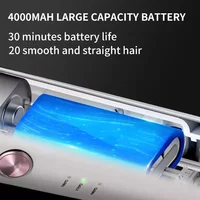 Wireless Hair Straightener Beard Comb for Women and Men 30W 4000mAh Automatic Brush Mini Magic Portable Cordless USB Charging 2