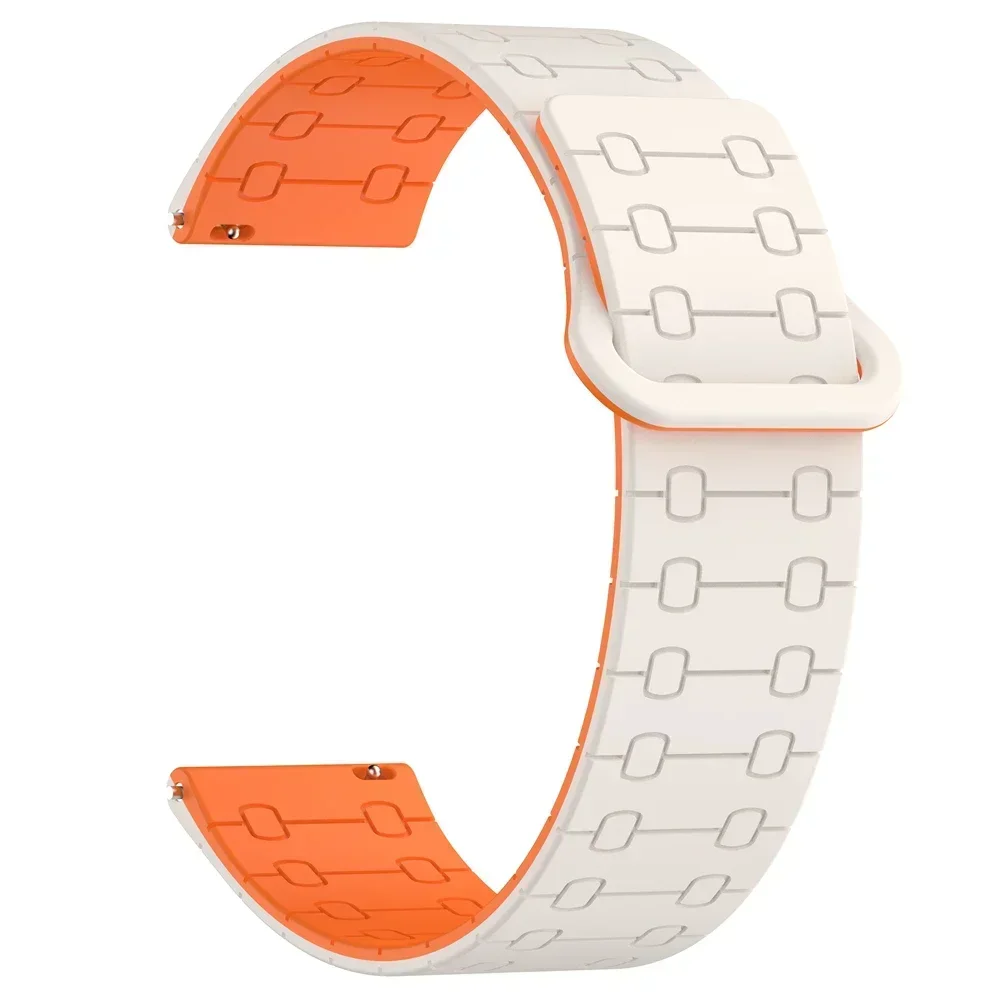 Silicone Magnetic Loop Strap - 22mm Sport Wristband Bracelet