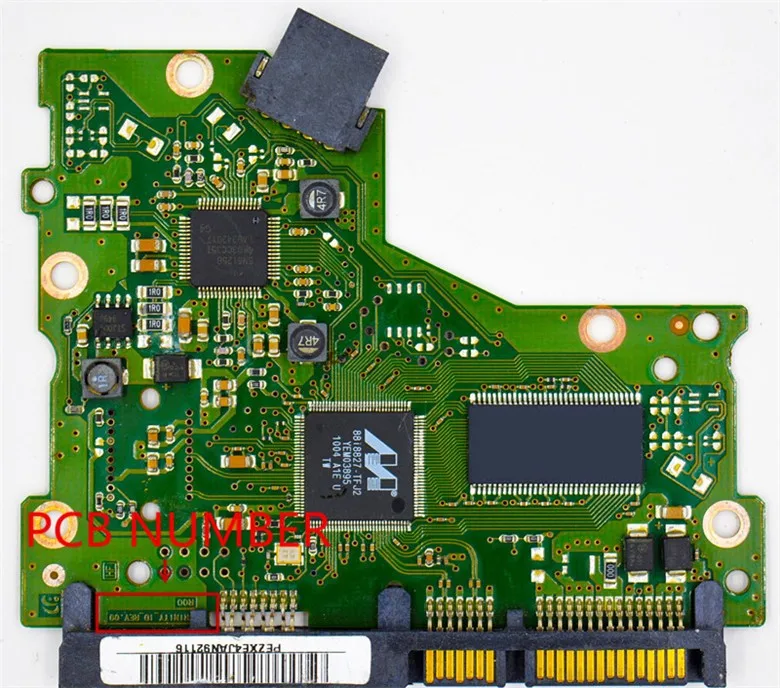 Número da Placa de Circuito do Disco Rígido do Desktop Sa: Bf4100283a Trinity_id_rev.09 Hd321hj Hd322hj Hd502hi - Imagem 3