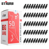 STIGMA 50Pcs Tattoo Cartridges Needles Boutique Disposable Sterile  Revolution Safe Cartridges For Tattoos Machines Makeup Body 1