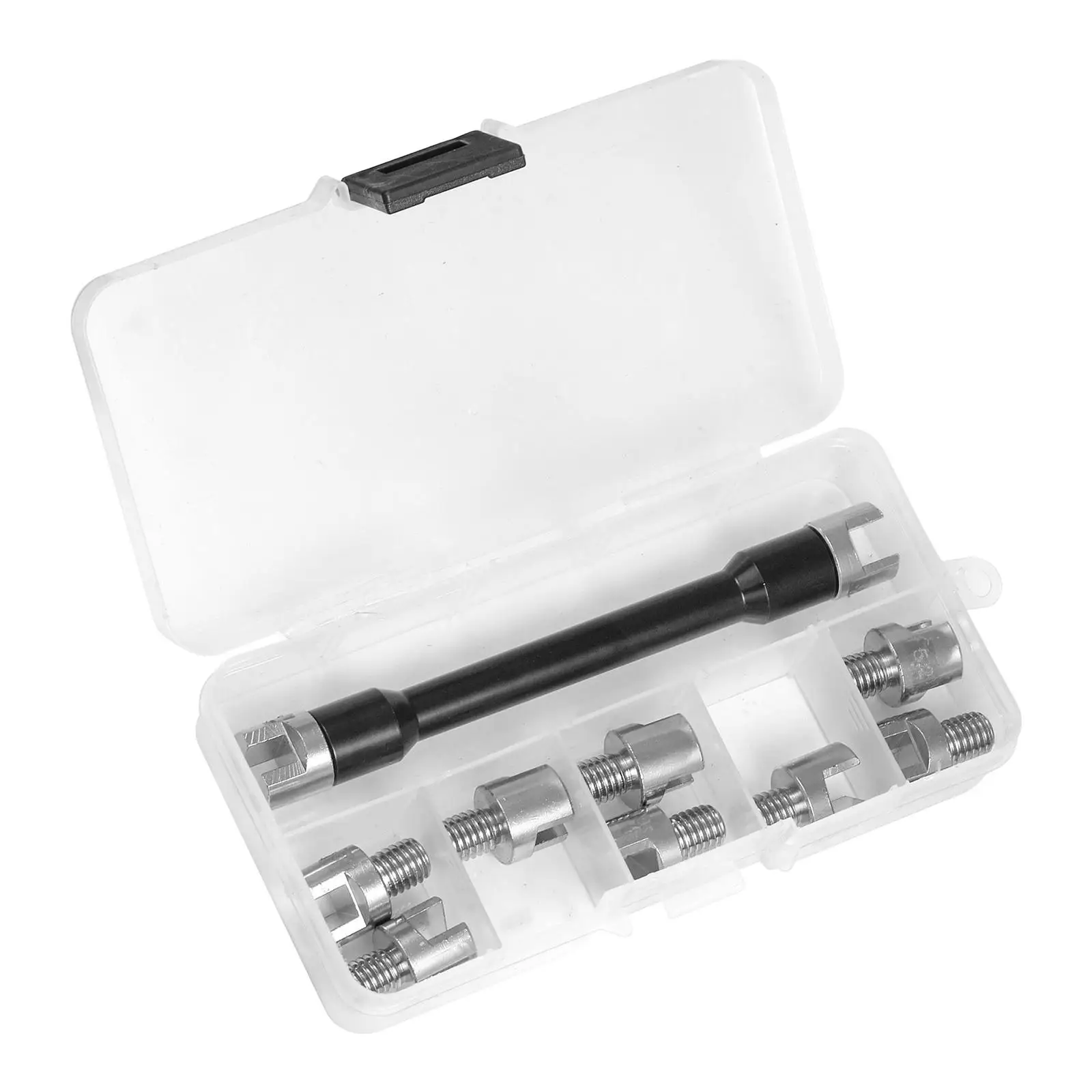 

Spanner Set 10 Sizes with Storage Case Adjust Rim Tension 5.0-6.8 mm