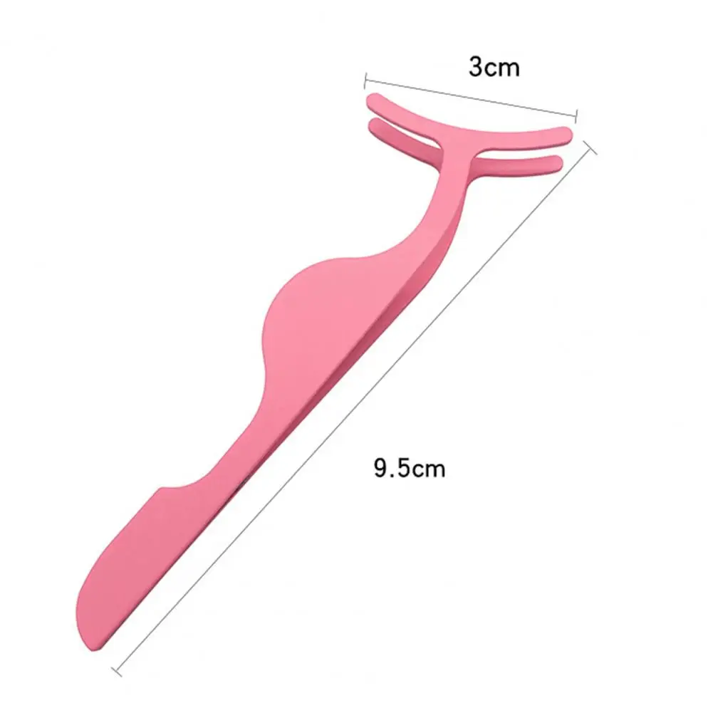 Precision Tweezers Eyelash Accessories Ergonomic Portable for Magnetic Lashes Tweezer Widen Handle Eyelash Applicator Stainless Steel False Eyelash
