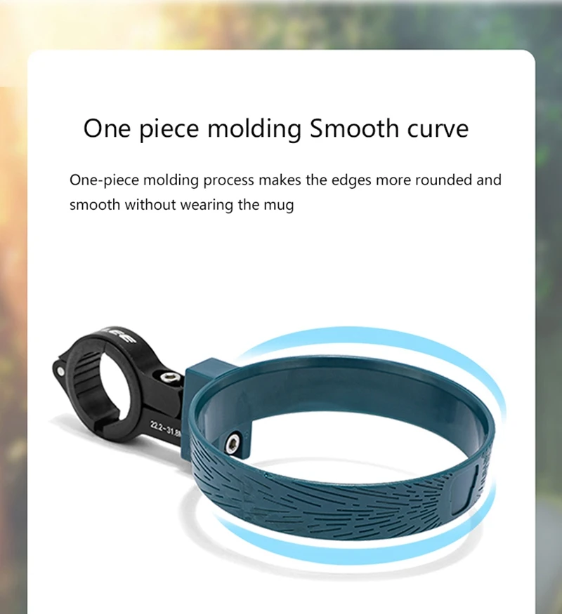 Description Picture 4 of itemENLEE Bicycle Coffee Cup Holder Universal Mountain Bike Water Bottle Holder Mount Cycling Electric Scooter Bracket Accessories