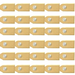 Titanium Coated Stainless Steel Lawn Mower Blade Replacement with Screw Parts (9pcs)
