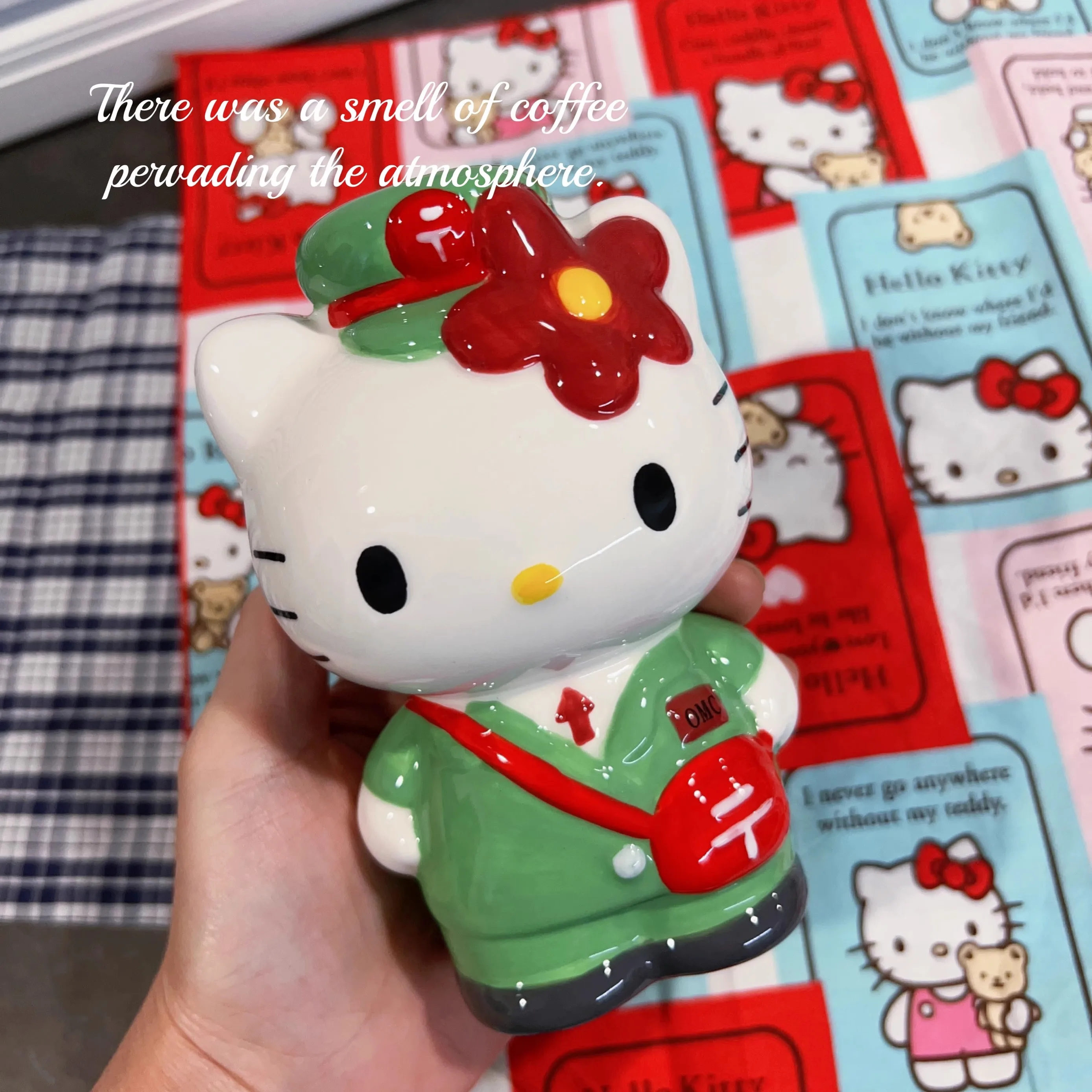 Cartoon Kitty Ceramics Postman Bank Money Box Saving Coin Money Box Coin Piggy Bank Home Ornament For Kids Birthday Gifts 3